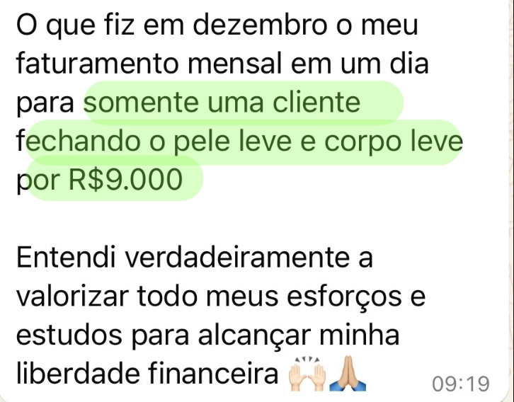 Depoimento de aluna FOCOS
