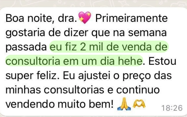 Depoimento de aluna da Escola da Pele